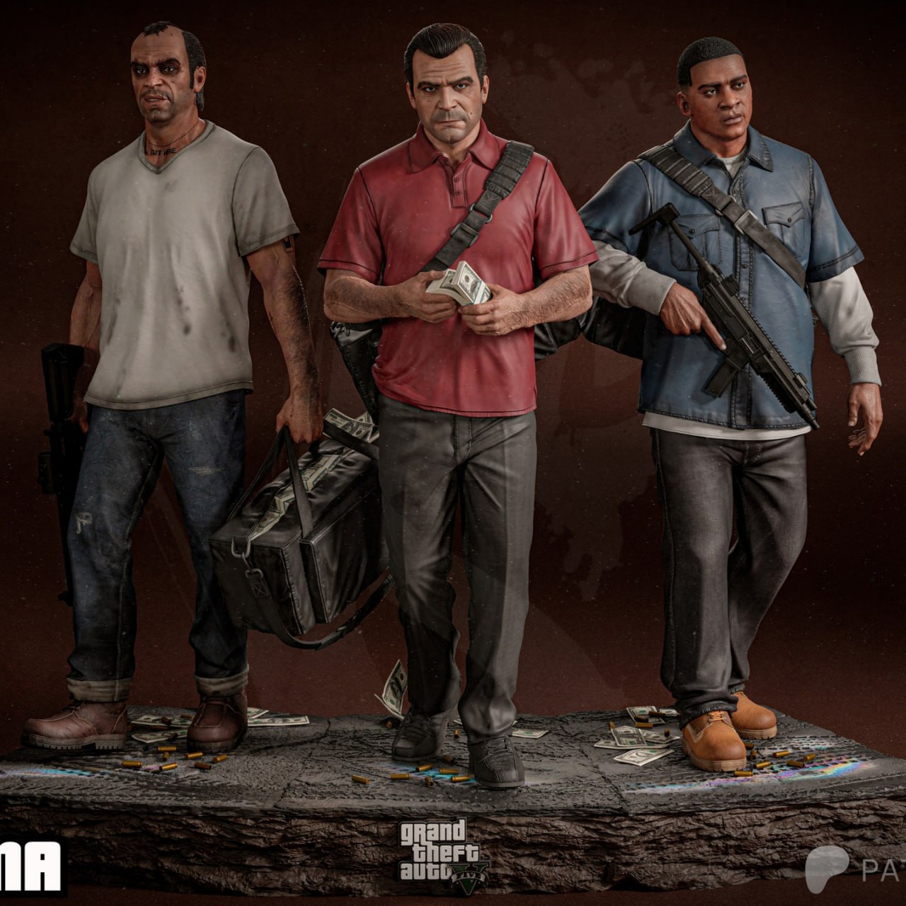 فیگور شخصیت های بازی GTAV